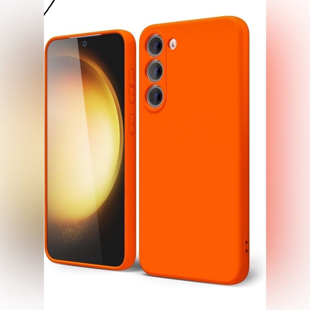 Oak  Samsung Galaxy S23 Plus case, neon orange color